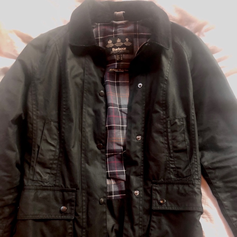 Women’s Barbour waxed cotton jacket